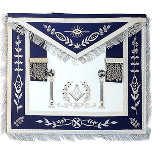 Premium Quality Customized Masonic Regalia Past High Priest Royal Arch Chapter Apron Gold Embroidery Masonic Royal Arch - Product Image 2