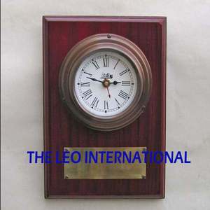 Reloj de Pared de Madera con Diseño Geométrico, Letras Romanas Plateadas, Decoración de Hotel, Accesorios de Pared para Oficina - Product Image 2