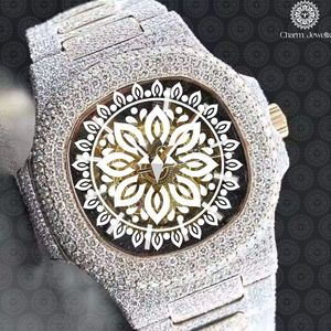 Charm Jewells Luxury <b>Mechanical</b> <b>Watch</b> Stainless Steel Square Case Sapphire Crystal Hollow Out Design Unisex Fashion 42mm - Product Image 1