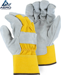 Guantes de Trabajo de Cuero Puro, Guantes de Seguridad para Hombre, Guantes de Trabajo de Primera Calidad en Venta - Product Image 6