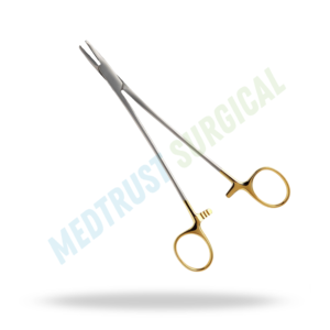 Portaagujas curvo Heaney de 21 cm, instrumento quirúrgico para neurocirugía y columna vertebral, para sutura. - Product Image 4