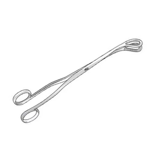 Pinzas McClintock Ovum con mandíbulas fenestradas curvas de 241 mm para cesáreas y procedimientos quirúrgicos posparto de Endochoice Medical - Product Image 6