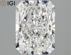 เพชร Brilliance 1.71 กะรัต รูปทรง Radiant เพชร CVD ที่เพาะเลี้ยงในห้องปฏิบัติการ สี F ความสะอาด VVS2 ได้รับการรับรองจาก IGI สำหรับงานเครื่องประดับสั่งทำพิเศษ - Product Image 1