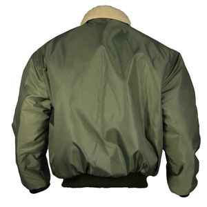 <b>Men's</b> Eco-Friendly Reversible <b>Bomber</b> <b>Jacket</b> Business Casual Outerwear for <b>Summer</b> Coats in Polyester/Cotton for Outdoor Use - Product Image 2