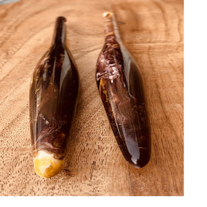 ตะขอโครเชต์เรซินทำด้วยมือตะขอโครเชต์ตามหลักสรีรศาสตร์แวววาว - Product Image 1