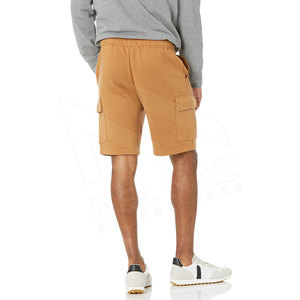 Shorts de sport décontractés pour hommes grandes tailles, séchage rapide, respirants, taille haute, avec cordon de serrage et poche zippée, pour la course et le jogging - Product Image 2