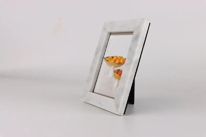 Premium Handmade <b>White</b> Marble Photo <b>Frame</b> Lightweight & for Elegant Natural Stone for Home Decor Office Display & Gifts - Product Image 4