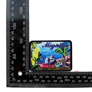 Migaino 3D <b>Printed</b> Embroidered <b>Iron</b>-<b>On</b> Patch Irregular Canvas Gift Patch with Lemon and Coastal Scene Design for Home Textiles - Product Image 4