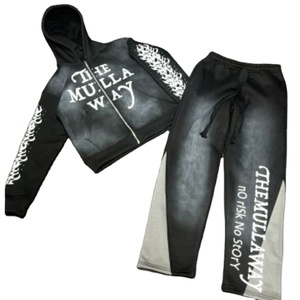 Traje Deportivo Personalizado Decolorado por el Sol, Invierno, 100% Algodón, Felpa, 450-650 GSM y Servicio OEM a Precios Razonables - Product Image 1