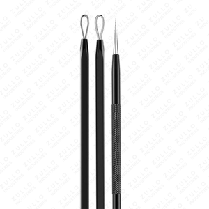 Kit Profesional de Extracción de Acné de Acero Inoxidable Premium, Herramientas para Eliminar Puntos Negros y Comedones para el Cuidado Facial - Product Image 2