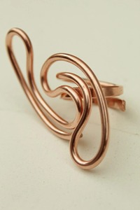 Anillo de cobre para mujer, anillo de cobre hecho a mano para boda, compromiso, fiesta, decoración de boda, regalo, fiesta de compromiso, regalo para mujer - Product Image 5