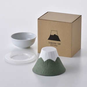 Fabriqué au Japon Cafetière en céramique durable Aucun papier nécessaire Filtre à café en céramique Fuji - Product Image 1