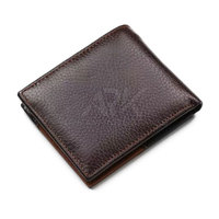 Dompet Kulit Asli Dompet Kulit Elegan Dengan Kantong Uang, Penutup Aman, dan Desain Ringkas Ramah Perjalanan