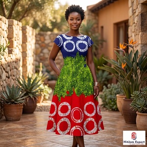 Custom African Wax Print Cotton Fabric Ankara Kitenge Logo Print OEM ODM Textile Manufacturer Customized Fabric Production - Product Image 4