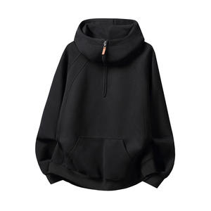 Sudadera con capucha de forro polar para hombre de alta calidad, sudadera con capucha de forro polar con doble cremallera, sudaderas con capucha de forro polar para hombre. - Product Image 2
