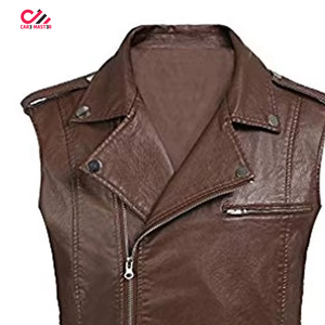 เสื้อกั๊กหนังผู้ชายขายดีที่สุด ออกแบบเองได้ ระบายอากาศ กันน้ำ ไซส์ใหญ่ ป้องกันรังสียูวี แห้งเร็ว ไม่มีแขน คุณภาพสูง ราคาประหยัด - Product Image 6