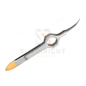 Juego de Instrumentos de Pinzas Curvas Foerster para Extracción de Cabello FUE, Manual, de Acero Inoxidable Dorado, Punta Fina, Agarre Fuerte, No Afilado - Product Image 5