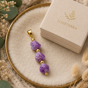 Handmade <b>Ruby</b> Pendant | Raw Gemstone Boho <b>Necklace</b> for Women - Product Image 1