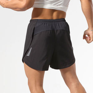 Men's Double <b>Layer</b> Fitness Shorts Men Fitness Gym Training 2 in 1 Sports Shorts Quick Dry Workout Jogging Double Deck Summer - Product Image 1