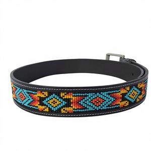 Cinturón Unisex de Cuero Genuino de Vaca Estilo Americano con Hebilla de Cobre Ecológica, Venta al por Mayor para Fabricantes - Product Image 2