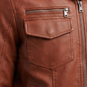 Chaqueta de Cuero para Motociclismo Personalizada, Equipo de Protección Profesional, Abrigo de Piel de Vaca para Motociclista, Impermeable, Resistente al Viento y Duradero - Product Image 5