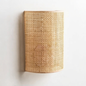 Rattan <b>Wall</b> <b>Sconce</b> Woven Decorative <b>Wall</b> Light for Home Decor Hotel Projects Export Supplier - Product Image 1