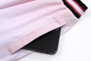 Men's Gradient Mesh Basketball Shorts Elastic Waist Breathable Regular Fit Summer Sportwear with Pockets - Product Image 3
