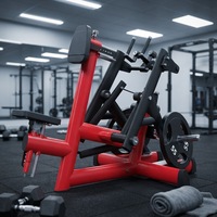 Máquina de remo comercial con carga de placas para entrenamiento de fuerza, equipo de ejercicio, máquina de gimnasio, culturismo