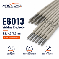 Électrodes de soudage à l'arc E6013 en gros, électrodes en acier au carbone recouvertes, pour travaux de soudage de l'acier de construction AC/DC