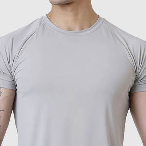 Camiseta Deportiva de Compresión de Manga Corta, Corte Regular, para Gimnasio y Entrenamiento, 100% Algodón, Estilo Deportivo, Verano 2026 - Product Image 4