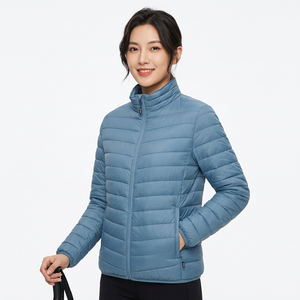 Custom OEM <b>Men</b> Lightweight <b>Packable</b> Puffer <b>Jacket</b> <b>Waterproof</b> Outdoor Stand Collar Down Bubble Coat - Product Image 3