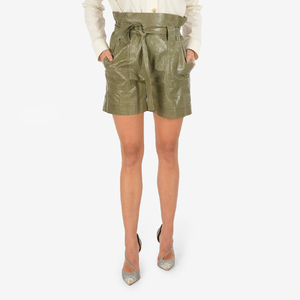 กางเกงขาสั้นหนังคุณภาพสูงสำหรับผู้หญิง ขายส่ง กันน้ำ ระบายอากาศได้ดี ดีไซน์ปรับแต่งได้ - Product Image 5