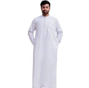 Thobe Islámico para Hombre, Transpirable, Estilo Árabe Saudí, Dubái, Catar, Jubbah Thobe Masculino a Precio Económico, Gran Venta 2026 - Product Image 6