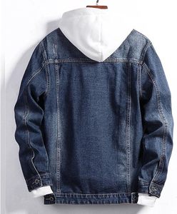 Men's for Denim Jacket Casual Button Front Solid Color Regular Fit Autumn Winter Windproof Eco-Friendly 100% Cotton Washable - Product Image 6