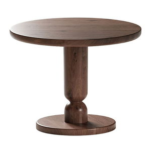 Amazing <b>Round</b> Wooden Coffee <b>Table</b> With Ball Base Handmade Midcentury Living Room Furniture Customized <b>Side</b> <b>Table</b> - Product Image 6
