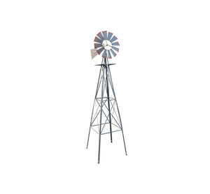Elegante Molino de Viento Decorativo de Hierro para Exteriores con Estructura Detallada para Decoración de Jardín - Product Image 6
