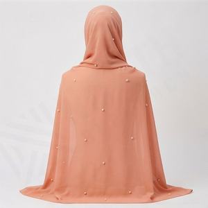 ฮิญาบผ้าเจอร์ซีย์ไข่มุกยาวสไตล์วินเทจสำหรับผู้หญิง ขายดี ไซส์ใหญ่ ผ้าคลุมศีรษะมุสลิมแบบเรียบ ผ้าพันศีรษะเนื้อนุ่ม ระบายอากาศได้ดี แฟชั่นพรีเมียม - Product Image 2