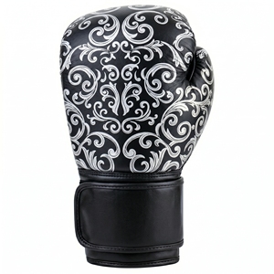 Professional Custom Leather Boxing <b>Gloves</b> <b>Moisture</b> Wicking Lace-Up Closure Breathable Fashionable Hand Grips High Boxing <b>Gloves</b> - Product Image 3