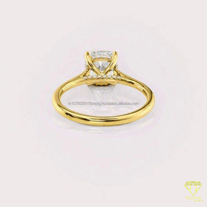 Anillo de Compromiso de Moissanita Elegante en Oferta para Mujer con Apariencia de Joyería Premium Disponible en Grandes Cantidades - Product Image 3