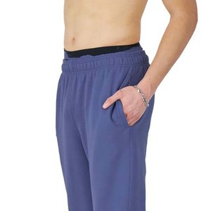 Pantalon de survêtement décontracté pour homme en mélange polyester/coton, coupe droite, avec logo personnalisé OEM, respirant, doublure polaire écologique - Product Image 3
