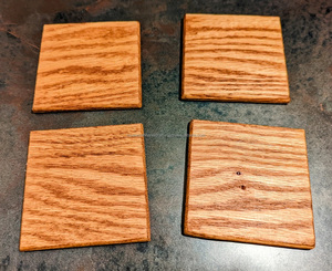 High Quality <b>Walnut</b> Coaster Wood Coaster Blanks Eco Friendly Custom Logo And Design Square Home Restaurant Use - Product Image 1