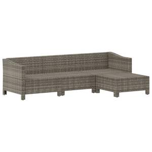 Conjunto de Muebles de Jardín de Poliratán Gris, Resistente y Duradero, Muebles de Exterior Prácticos - Product Image 3