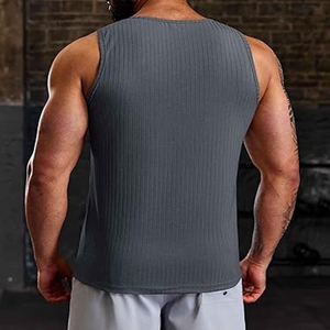 Camiseta sin Mangas Personalizada con Logotipo, de Algodón Premium Transpirable, a Precio Económico, para Hombre, Chaleco de Viaje, Camiseta Deportiva - Product Image 4
