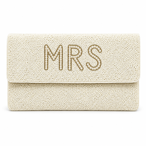 Pochette de Soirée de Mariée de Luxe Faite à la Main Personnalisée avec Perles, Sac de Mariage pour Femme, Pochette Perles Personnalisée, Sac à Main de Créateur pour Femme OEM ODM - Product Image 1