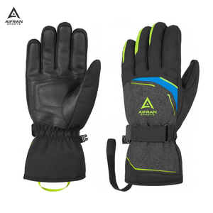 Gants de ski unisexes AIFRAN, imperméables, thermiques, avec isolation 3M Thinsulate, pour snowboard, motoneige, longs, compatibles écran tactile - Product Image 2