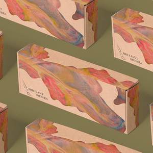 Boxit.pk Custom Square Kraft Corrugated Gift Mailer Box with Spot UV, <b>Matt</b> Lamination & 4C Printing Recycled Packaging - Product Image 3