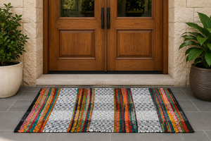 <b>Washable</b> Kitchen Rugs Non-Skid Dirt-Resistant Absorbent Floor Mats Kitchen Polyester cotton <b>Runner</b> Rugs Linen Foot Mats - Product Image 3