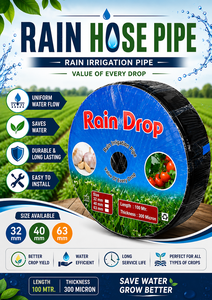 Tuyau d'irrigation agricole en PE durable, tuyau de pluie de 100 mètres, brumisation uniforme de l'eau, pour l'irrigation des champs et des cultures, système d'irrigation laser pour ferme - Product Image 3