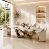 Ensemble table et chaises sur mesure Vantel pour les projets de construction de villas, les entrepreneurs et les projets de design d'intérieur B2B