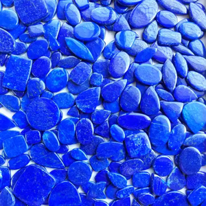 Cabujones de Piedra Lapislázuli Natural Genuina |   Azul Real Pulido a Mano |   Formas Mixtas de 25-30 mm |   100g de Suministros para la Fabricación de Joyas - Product Image 5